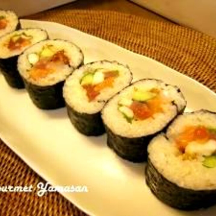 お刺身セットde豪華!海鮮巻き
